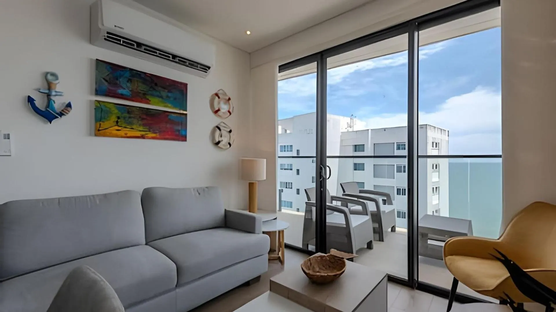 Espectacular Vista Al Mar And Historic Center 2Br Apartment Cartagena