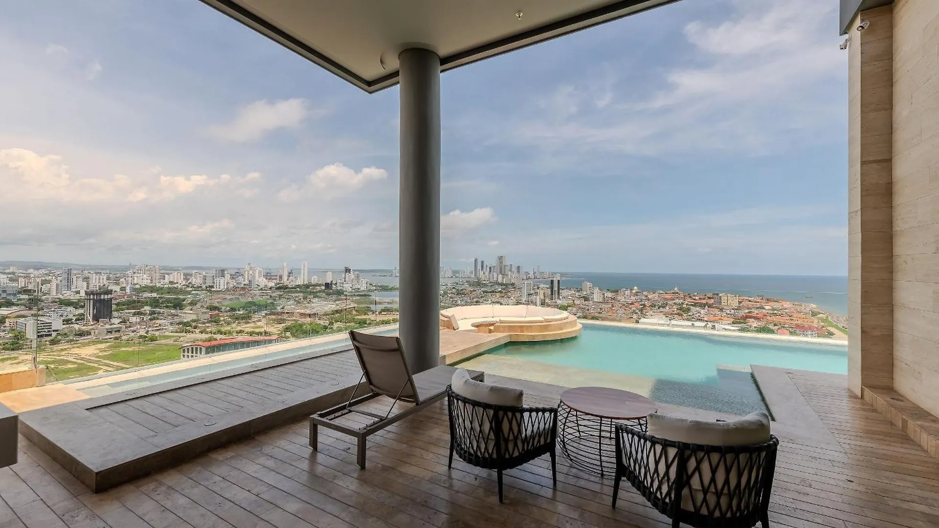 Espectacular Vista Al Mar And Historic Center 2Br Apartment Cartagena 0*,