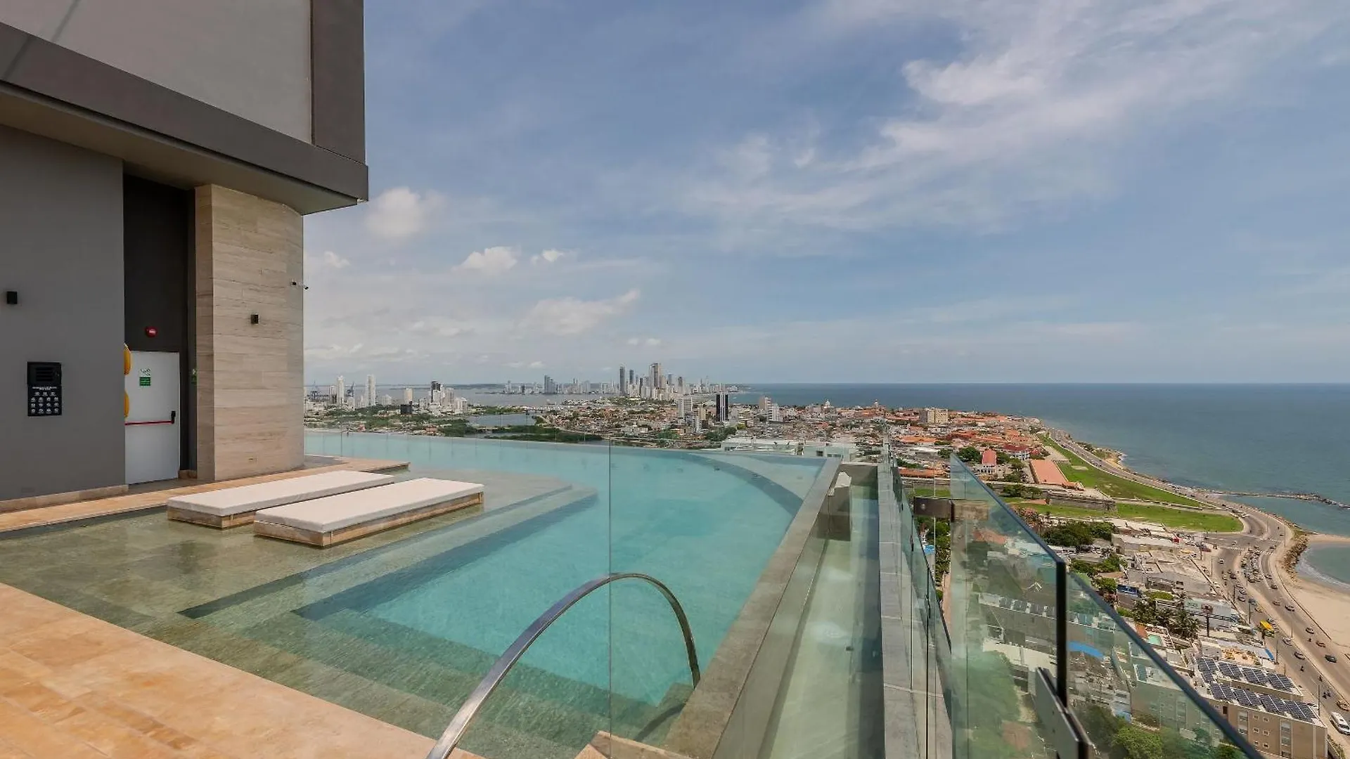 Espectacular Vista Al Mar And Historic Center 2Br Apartment Cartagena 0*,