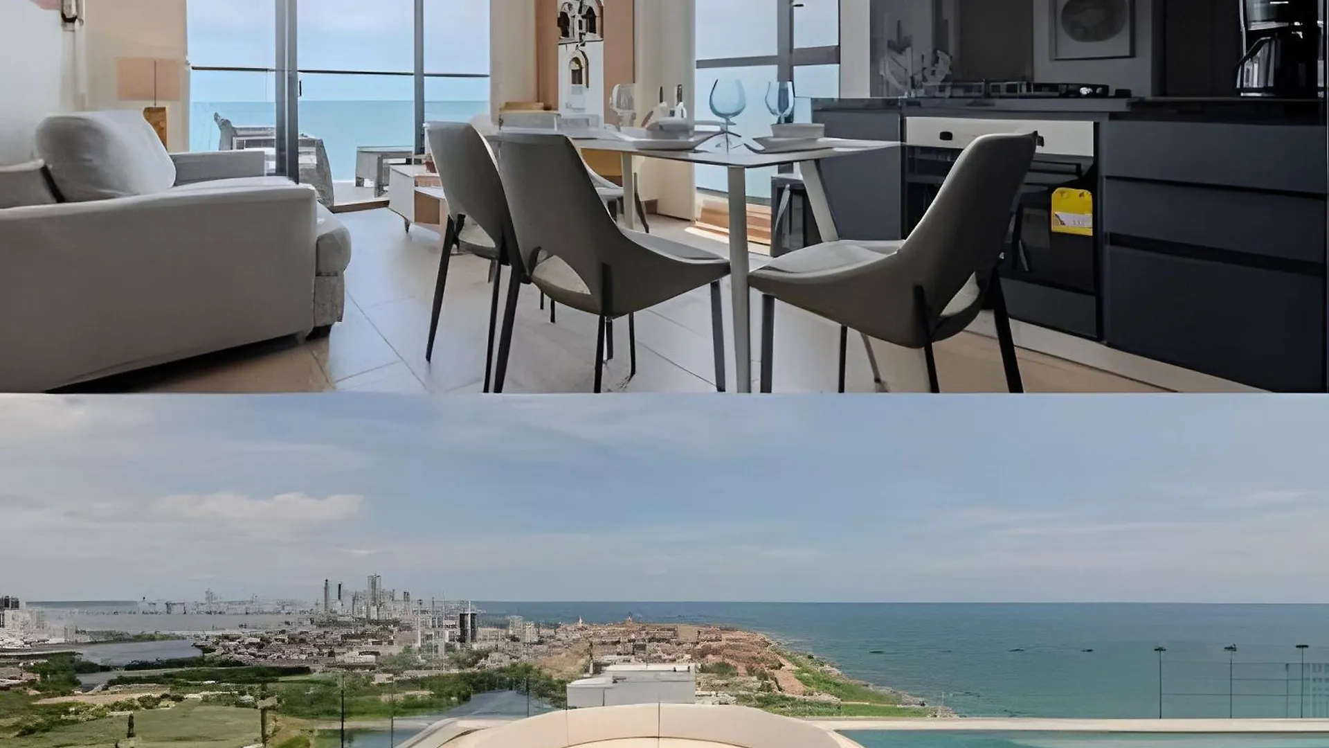 Apartmán Espectacular Vista Al Mar And Historic Center 2Br Cartagena
