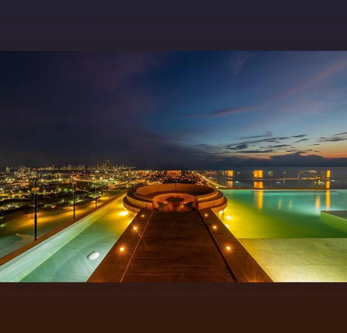 Apartmán Espectacular Vista Al Mar And Historic Center 2Br Cartagena