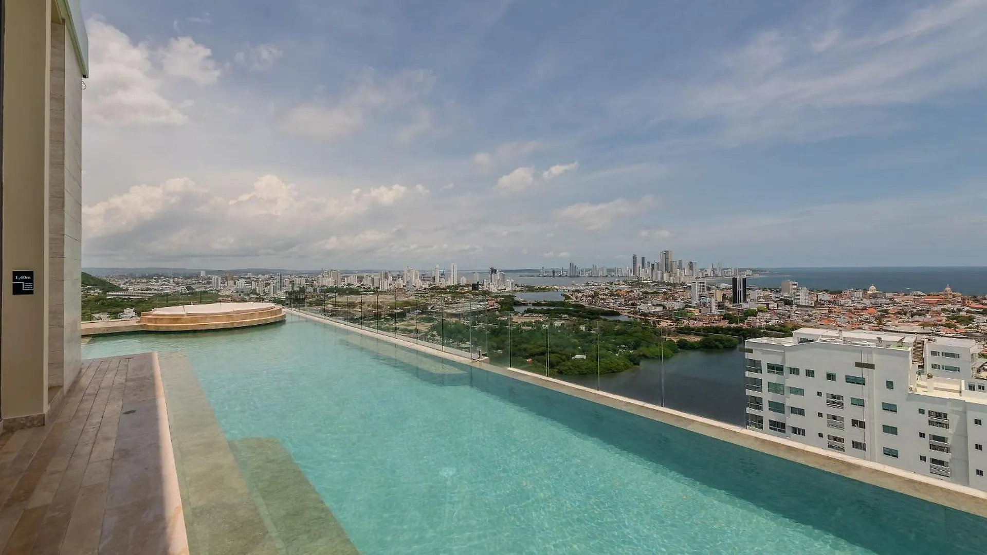 Apartmán Espectacular Vista Al Mar And Historic Center 2Br Cartagena